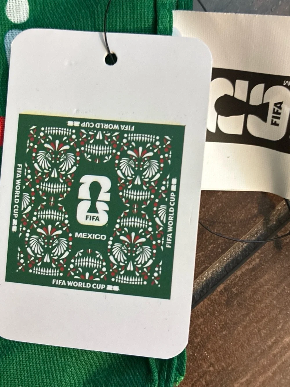FIFA World Cup 2026 Mexico‎ Green Floral Bandana Scarf